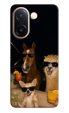 Party Squad Vivo V60e 5G Hard Case Back Cover by Casekaro