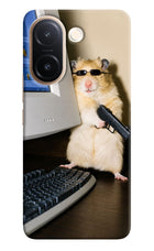 Hacker Hamster Vivo V60e 5G Hard Case Back Cover by Casekaro