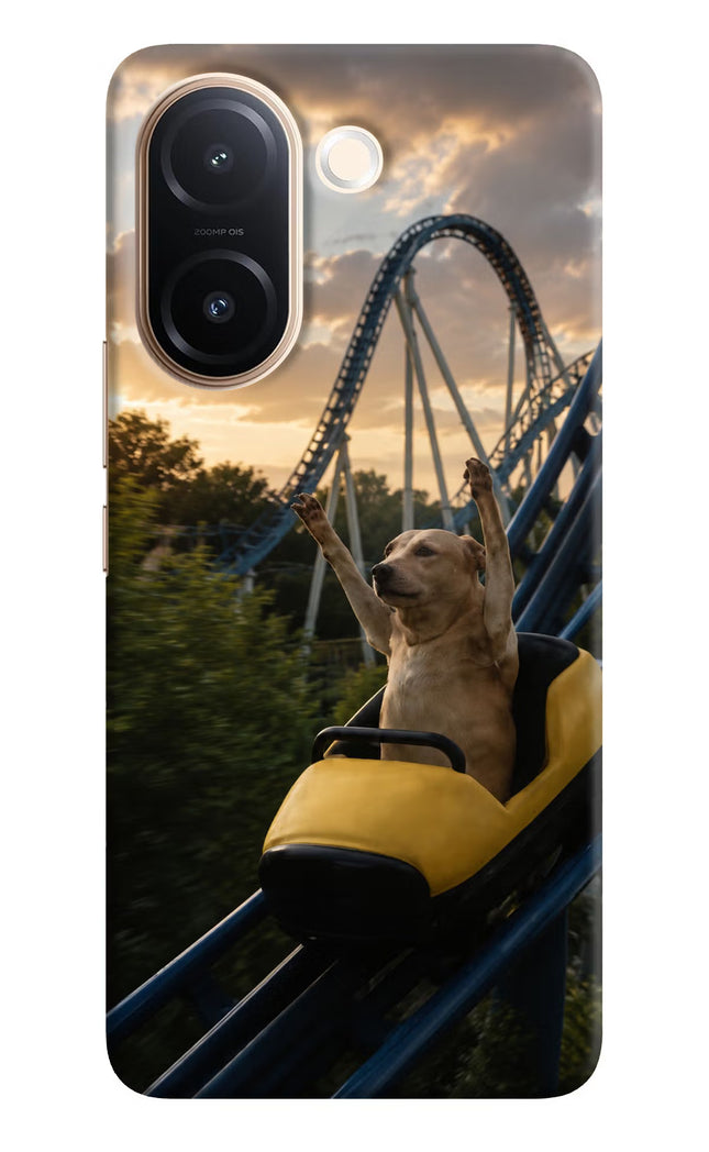 Rollercoaster Dog Vivo V60e 5G Hard Case Back Cover by Casekaro