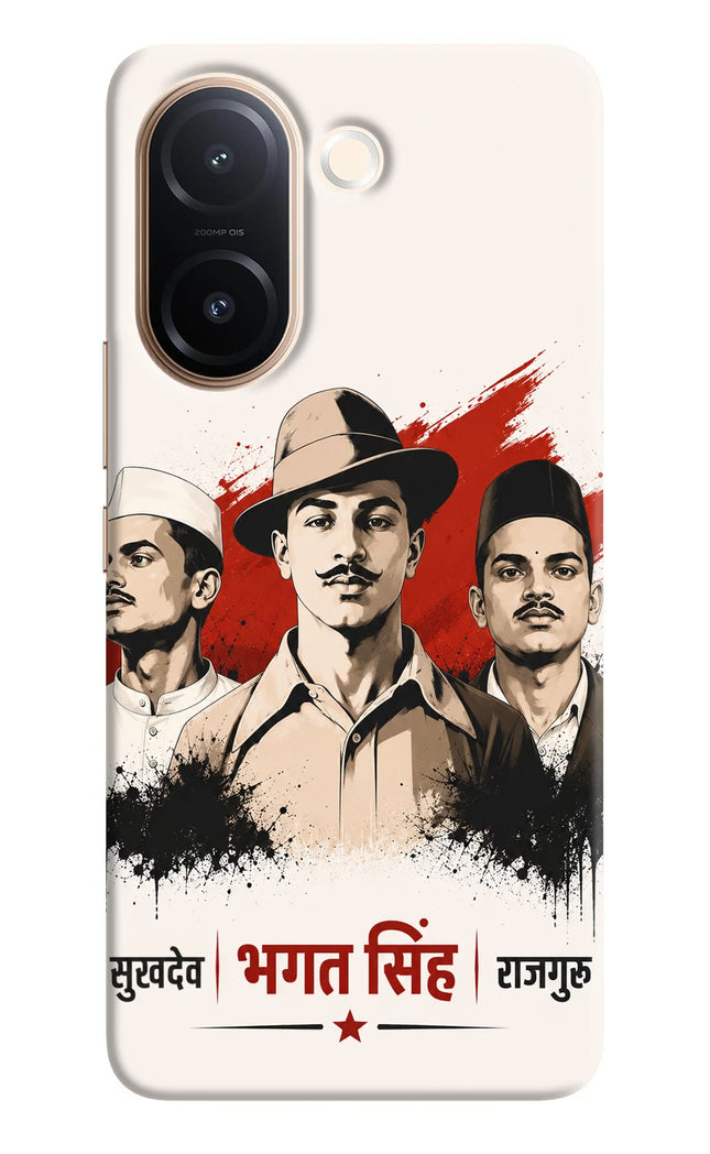 Bhagat Singh Trio Vivo V60e 5G Hard Case Back Cover by Casekaro