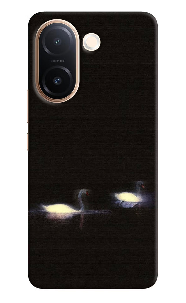 Silent Swans Vivo V60e 5G Hard Case Back Cover by Casekaro