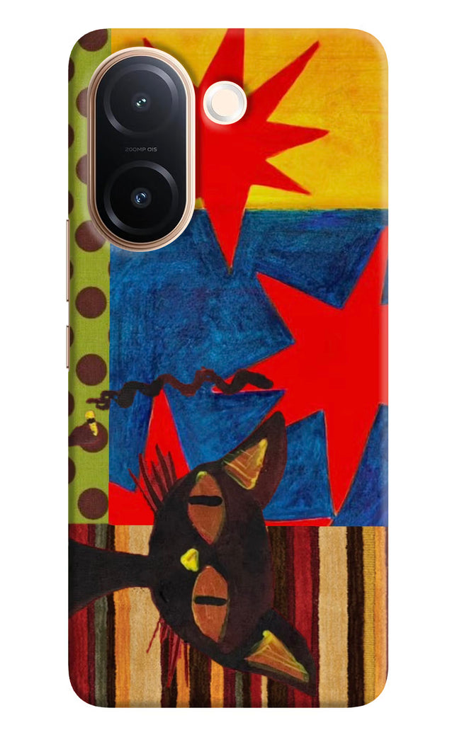 Pop Cat Vivo V60e 5G Hard Case Back Cover by Casekaro