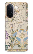 White Lily Vivo V60e 5G Hard Case Back Cover by Casekaro