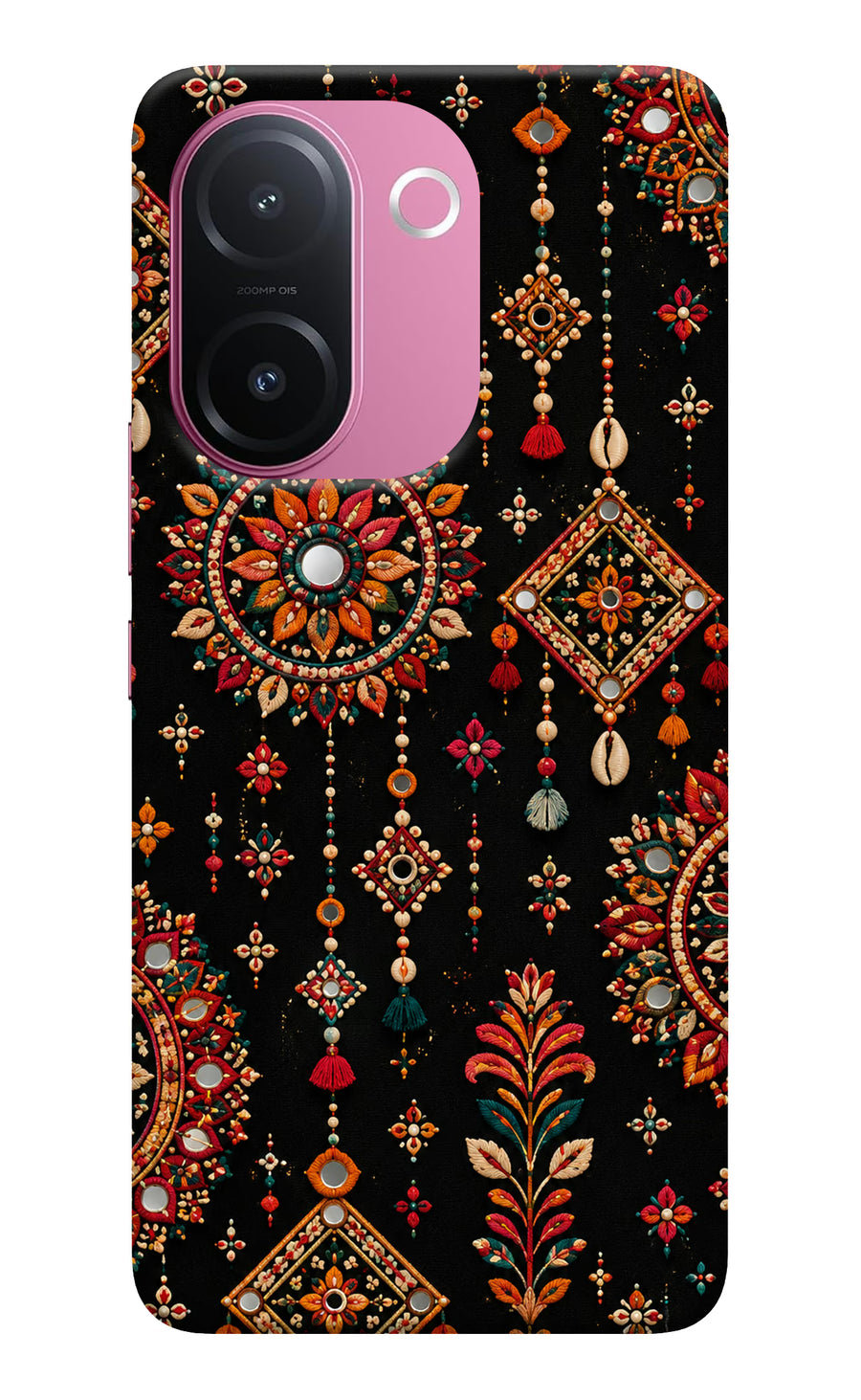 Boho Noir Vivo V60e 5G Back Cover, Hard case