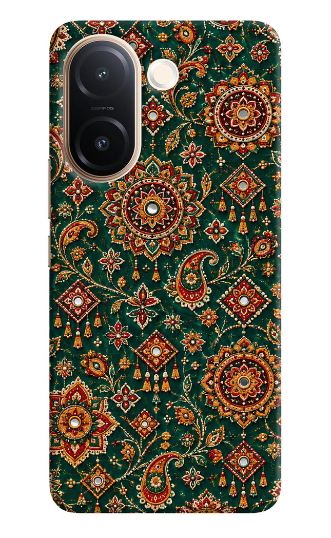 Green Pataka Vivo V60e 5G Hard Case Back Cover by Casekaro
