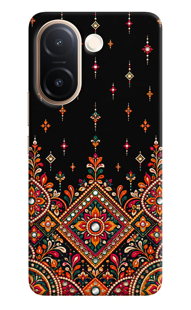 Noir Mehfil Vivo V60e 5G Hard Case Back Cover by Casekaro