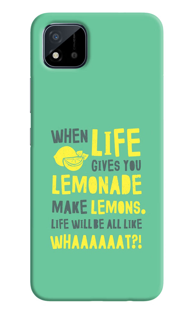 Quote Realme C11 2021 Back Cover
