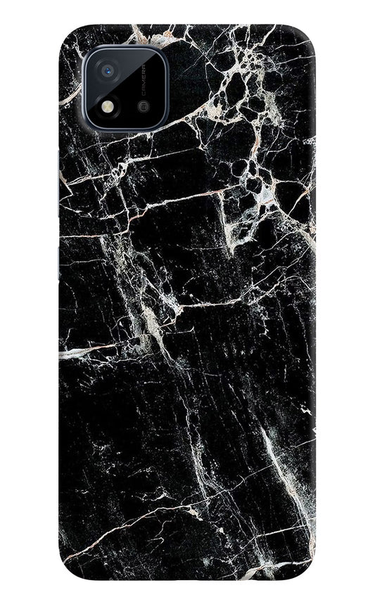 Black Marble Texture Realme C11 2021 Back Cover