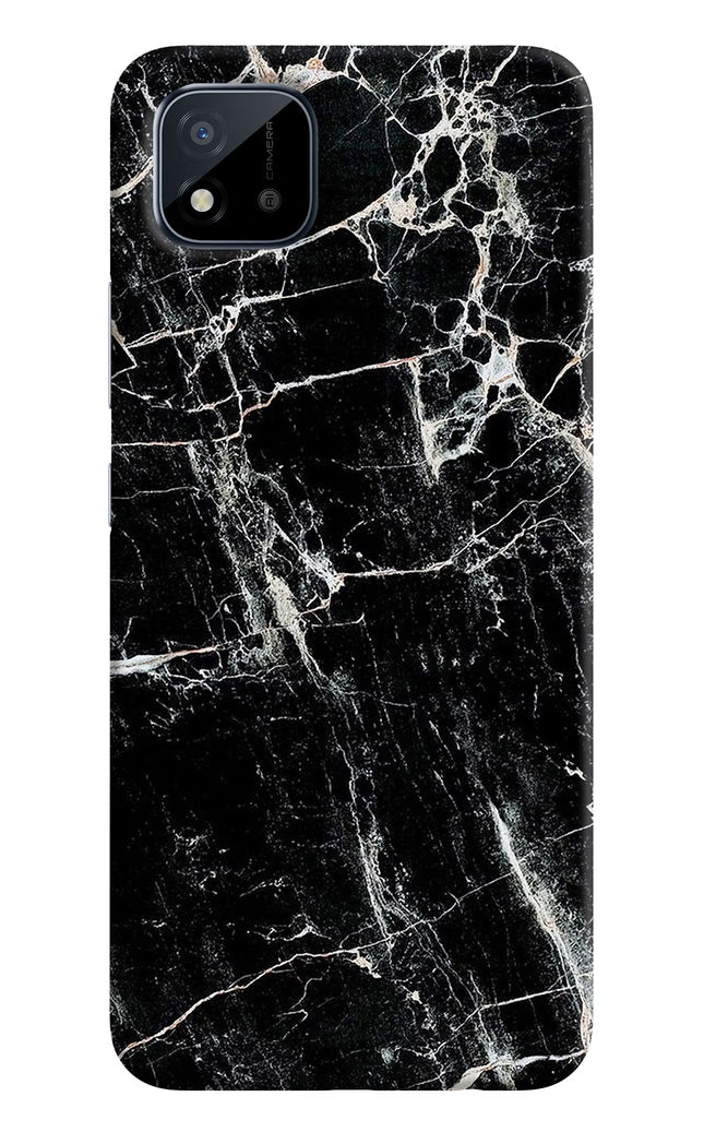 Black Marble Texture Realme C11 2021 Back Cover