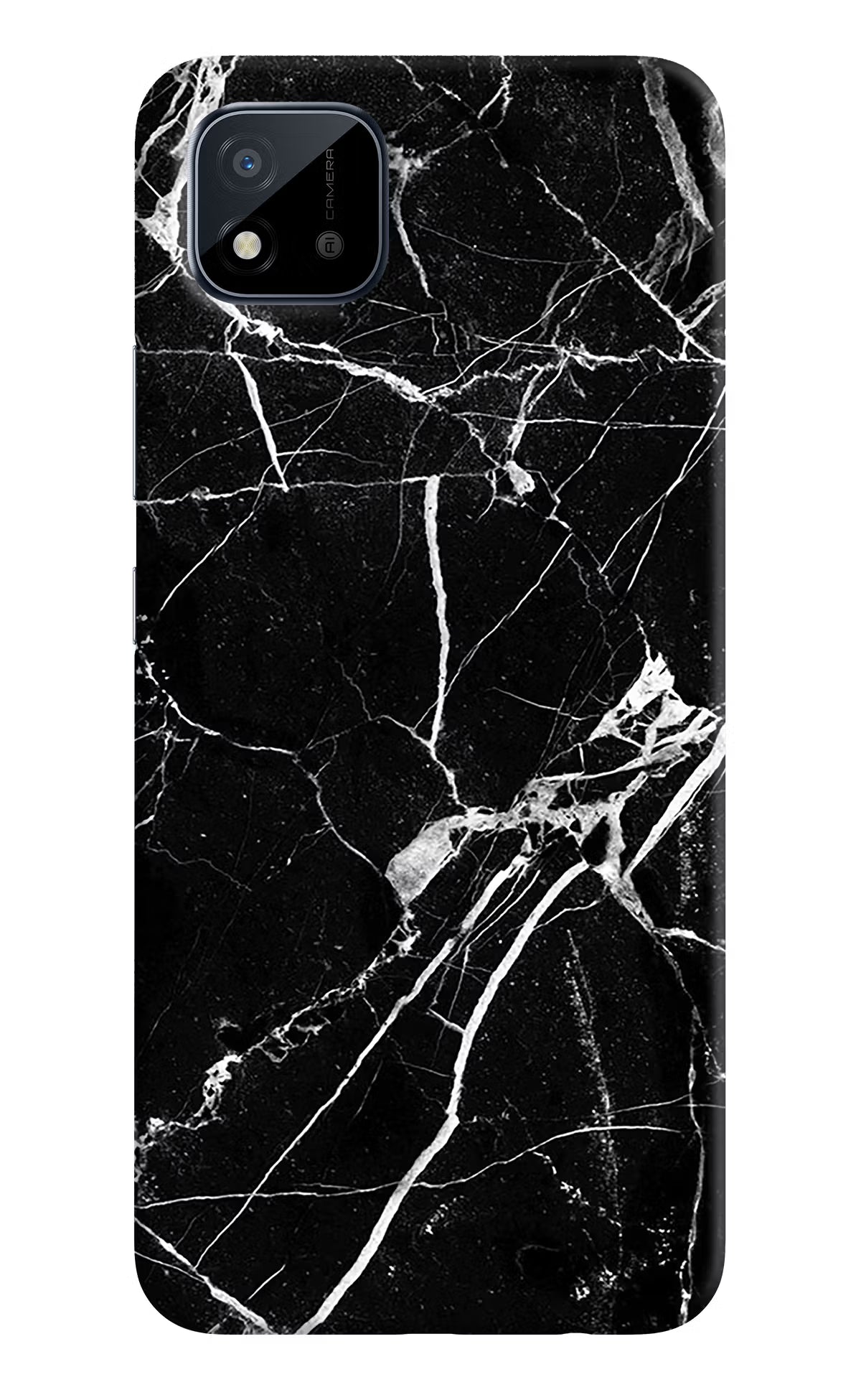 Black Marble Pattern Realme C11 2021 Back Cover