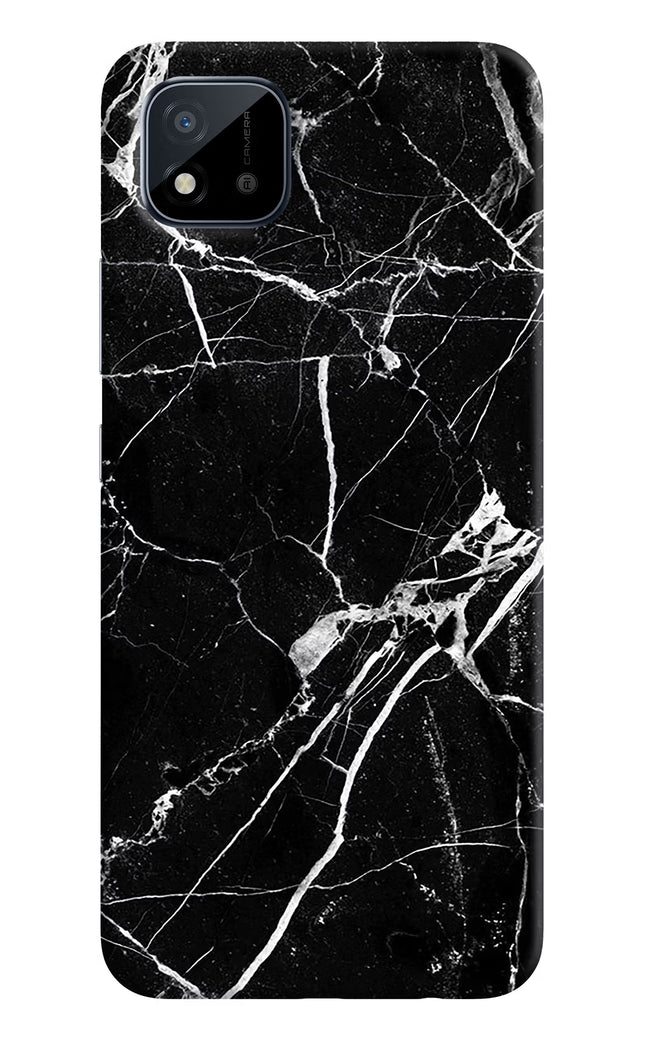 Black Marble Pattern Realme C11 2021 Back Cover