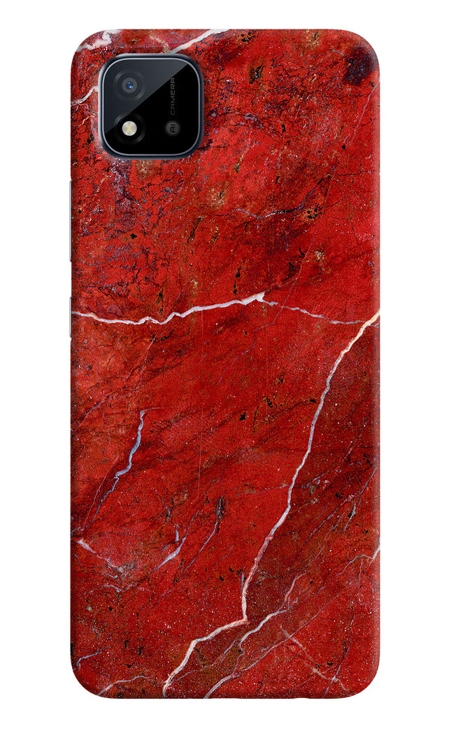 Red Marble Design Realme C11 2021 Back Cover