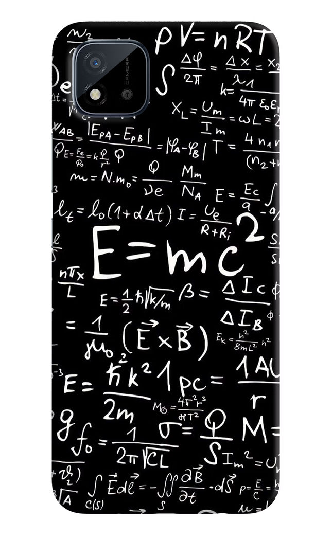 Physics Formula Realme C11 2021 Back Cover