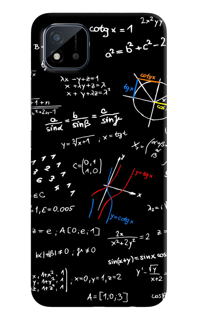 Mathematics Formula Realme C11 2021 Back Cover