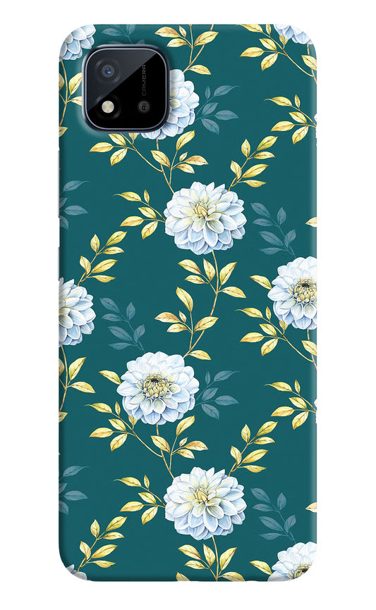 Flowers Realme C11 2021 Back Cover