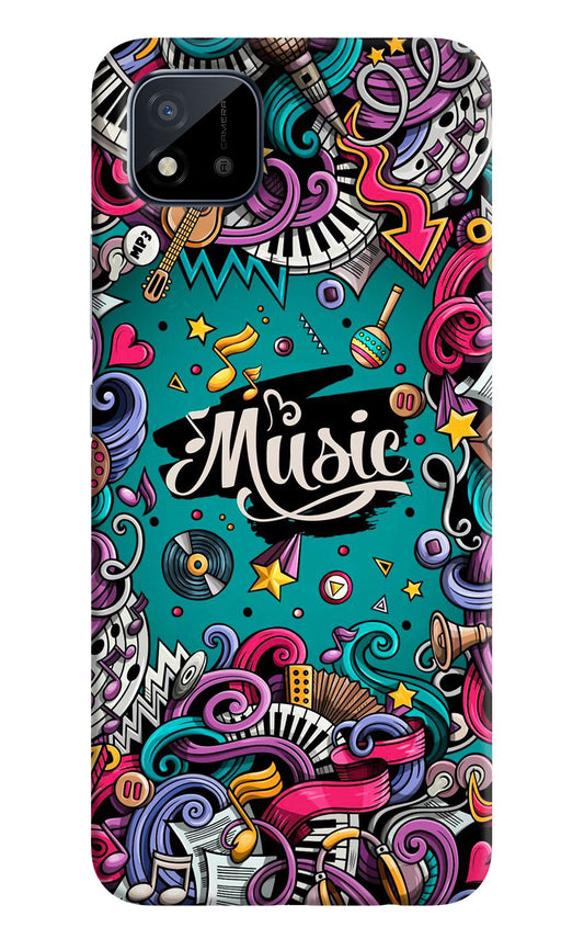 Music Graffiti Realme C11 2021 Back Cover