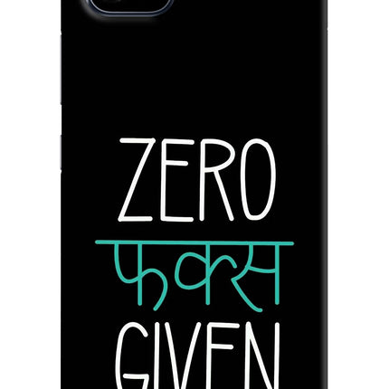 Zero Fucks Given Realme C11 2021 Back Cover