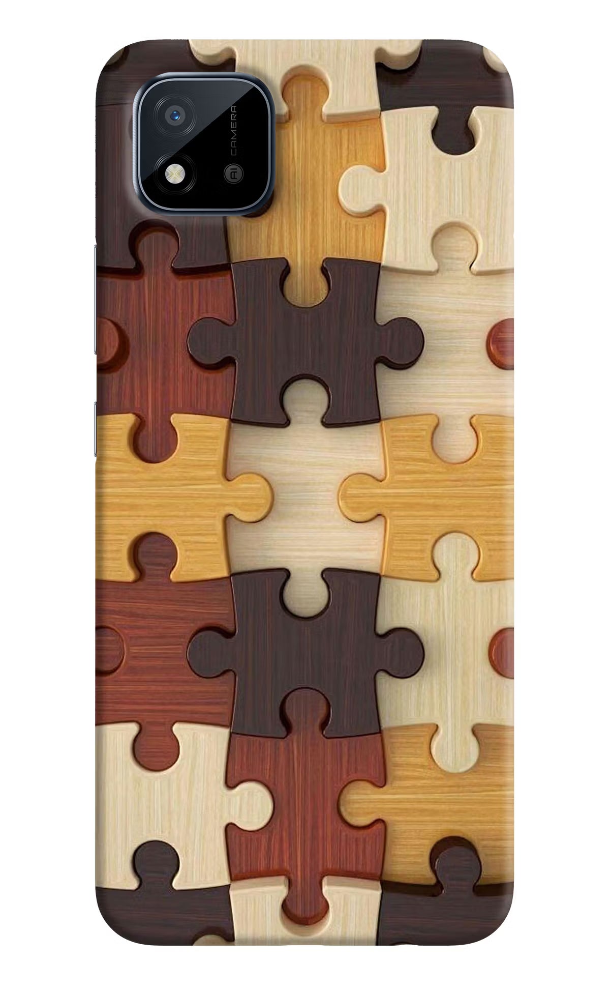 Wooden Puzzle Realme C11 2021 Back Cover