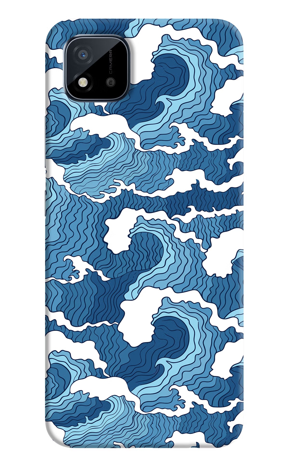 Blue Waves Realme C11 2021 Back Cover