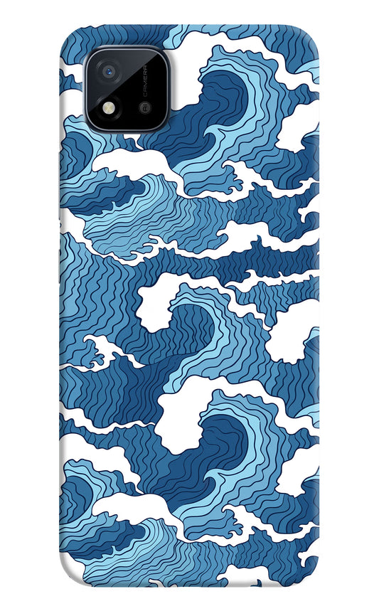Blue Waves Realme C11 2021 Back Cover
