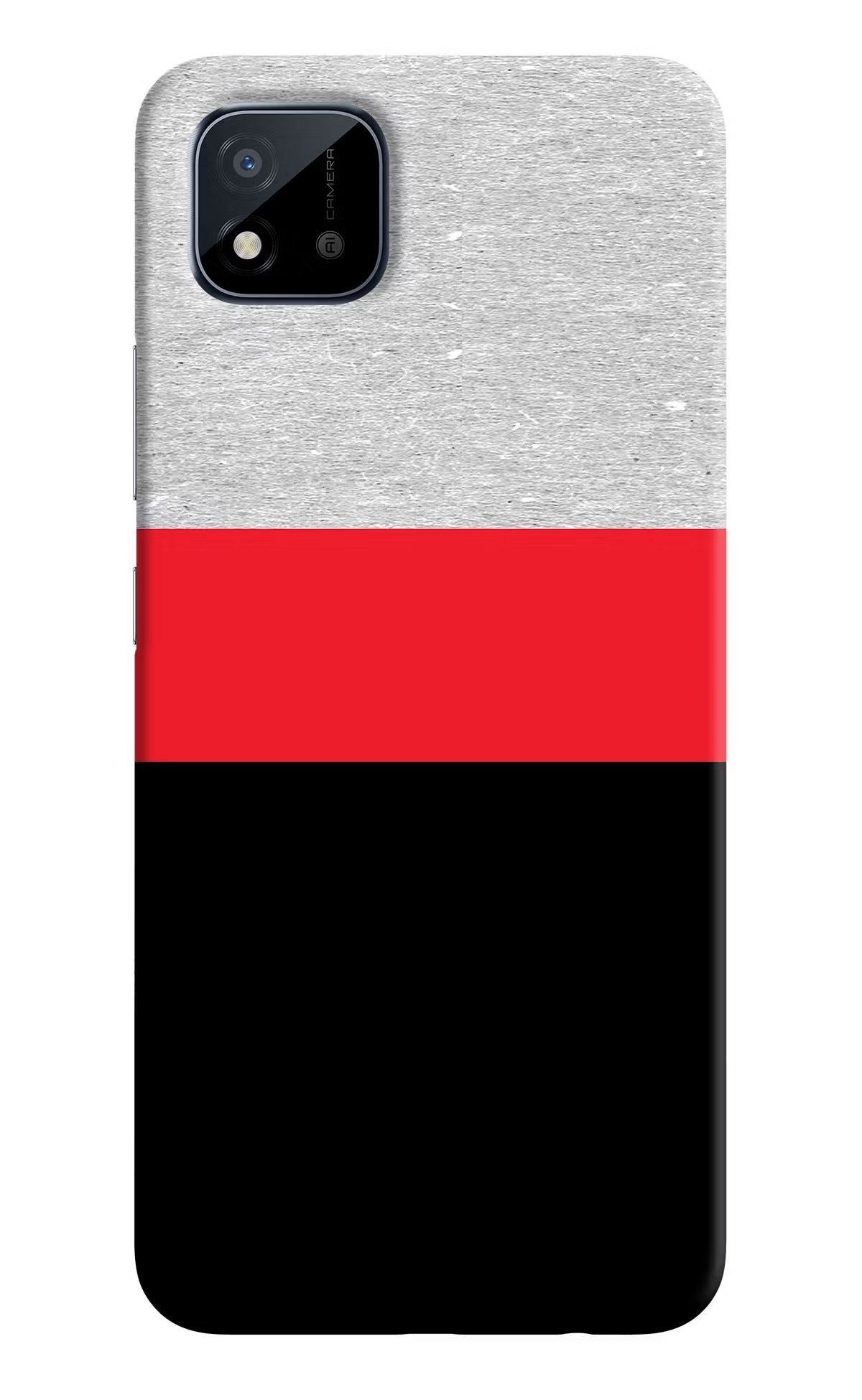 Tri Color Pattern Realme C11 2021 Back Cover