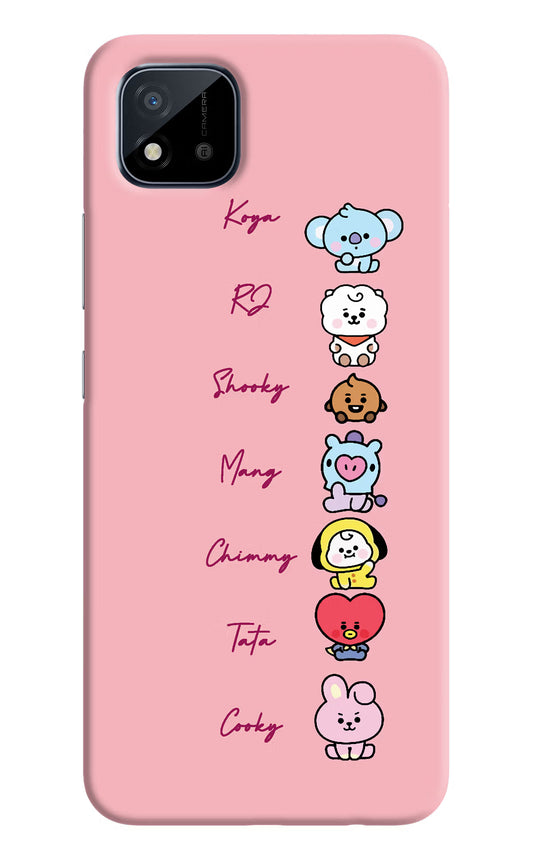 BTS names Realme C11 2021 Back Cover