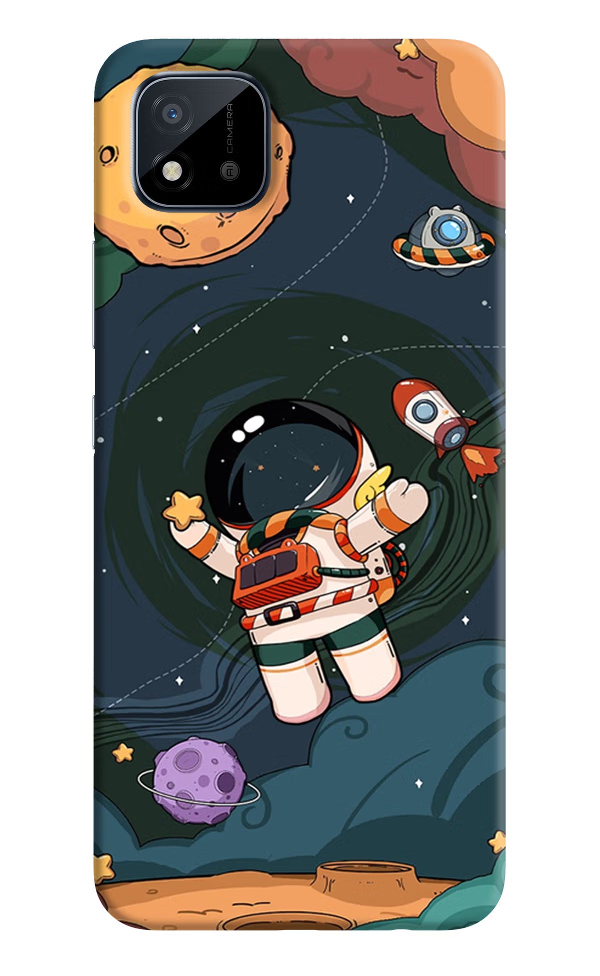 Cartoon Astronaut Realme C11 2021 Back Cover