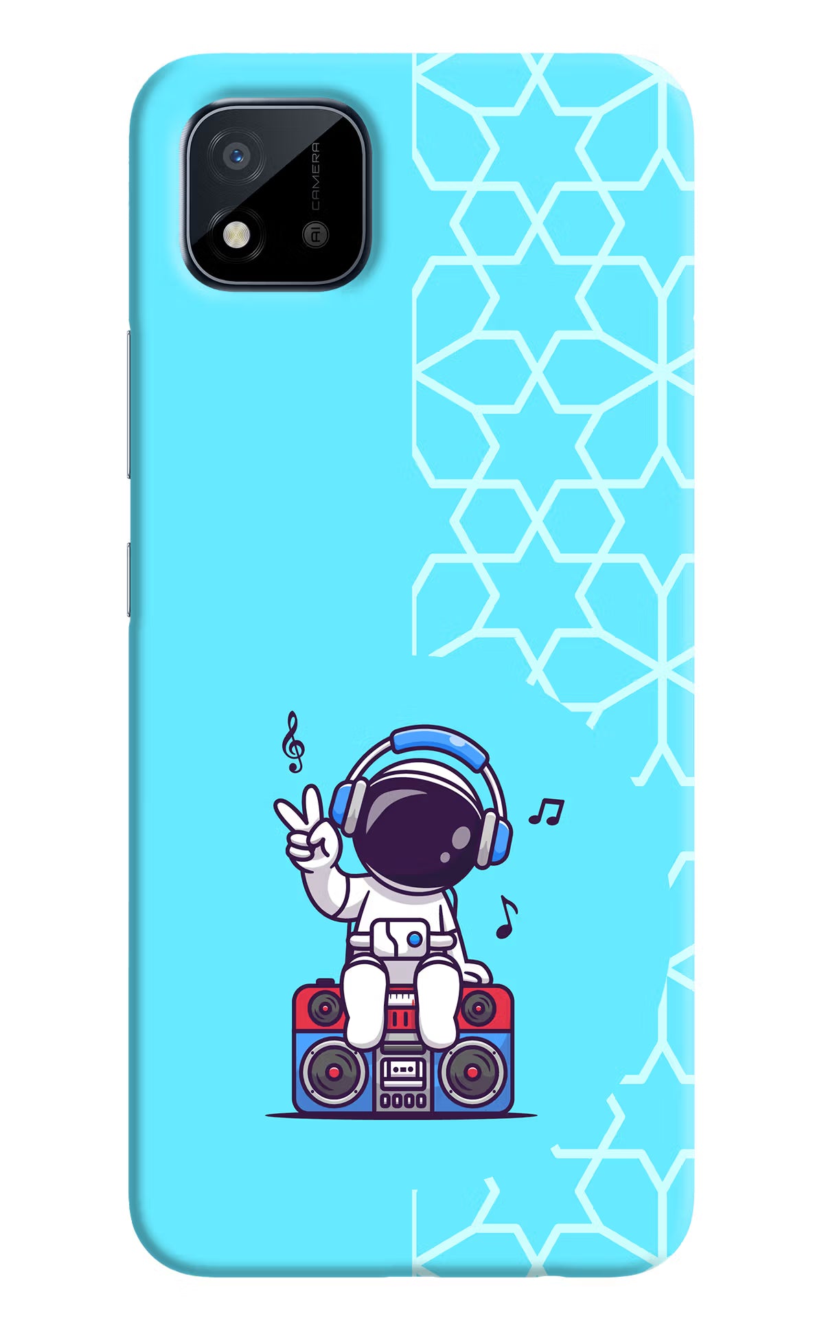 Cute Astronaut Chilling Realme C11 2021 Back Cover