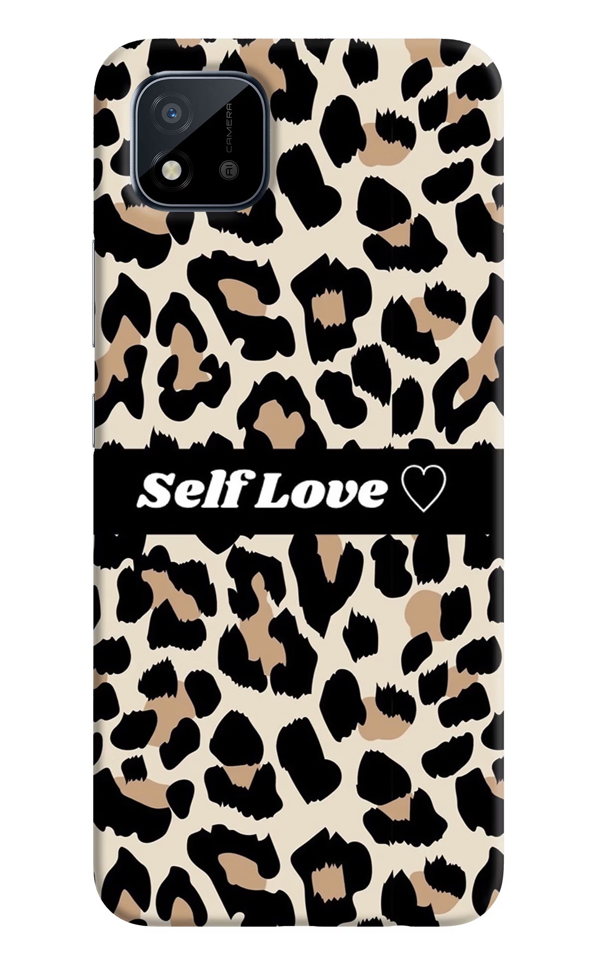 Leopard Print Self Love Realme C11 2021 Back Cover