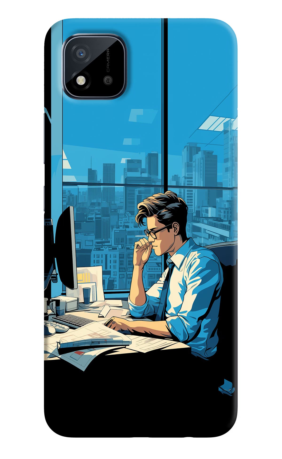 Focused Hustler (AI Generated) Realme C11 2021 Back Cover