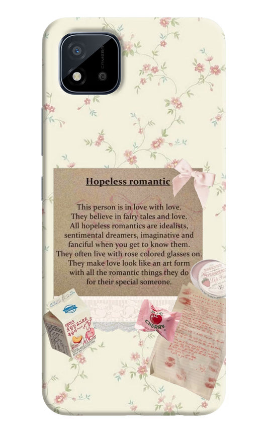 Hopeless Romantic Realme C11 2021 Back Cover