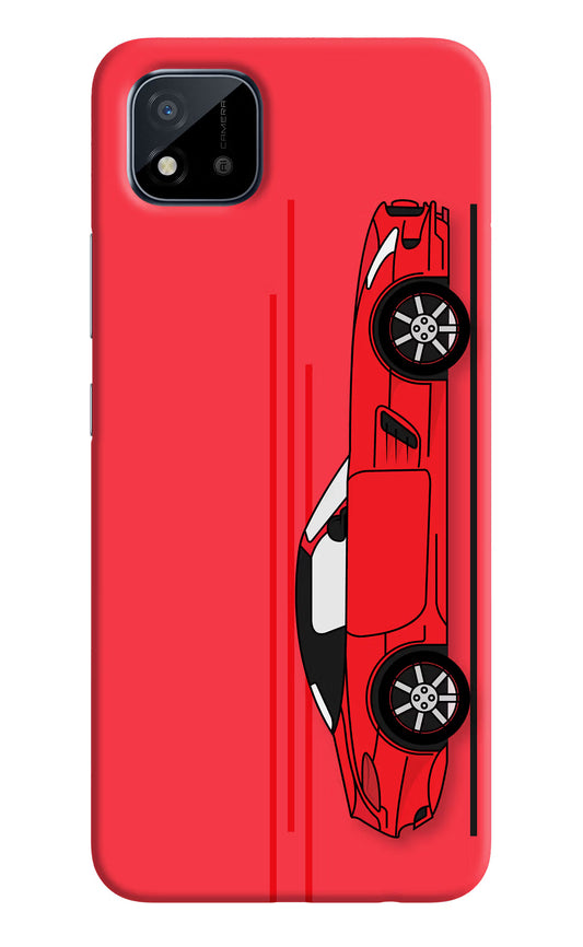 Red Velocity Realme C11 2021 Back Cover