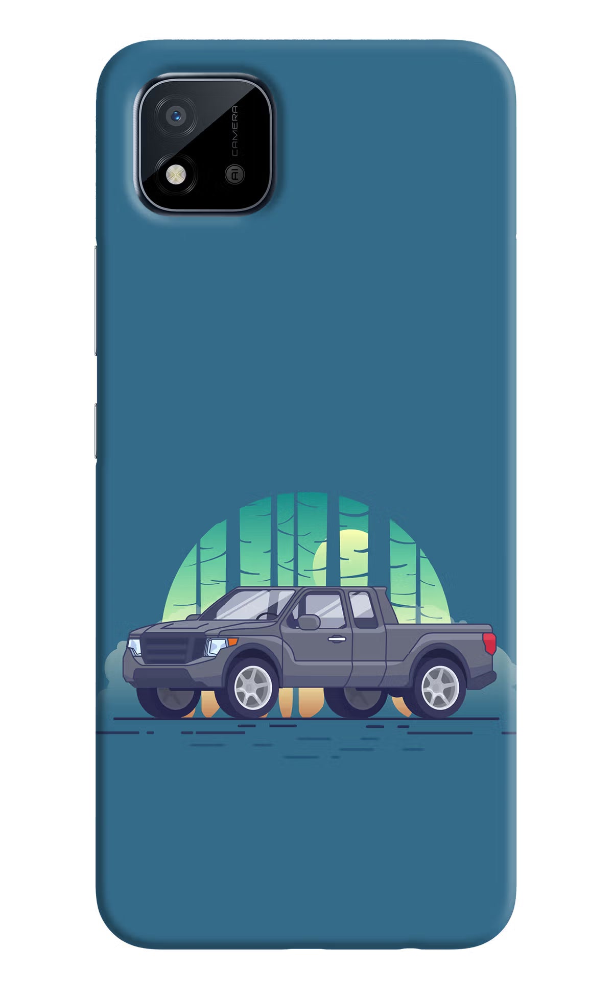 Retro Garage Vibe Realme C11 2021 Back Cover