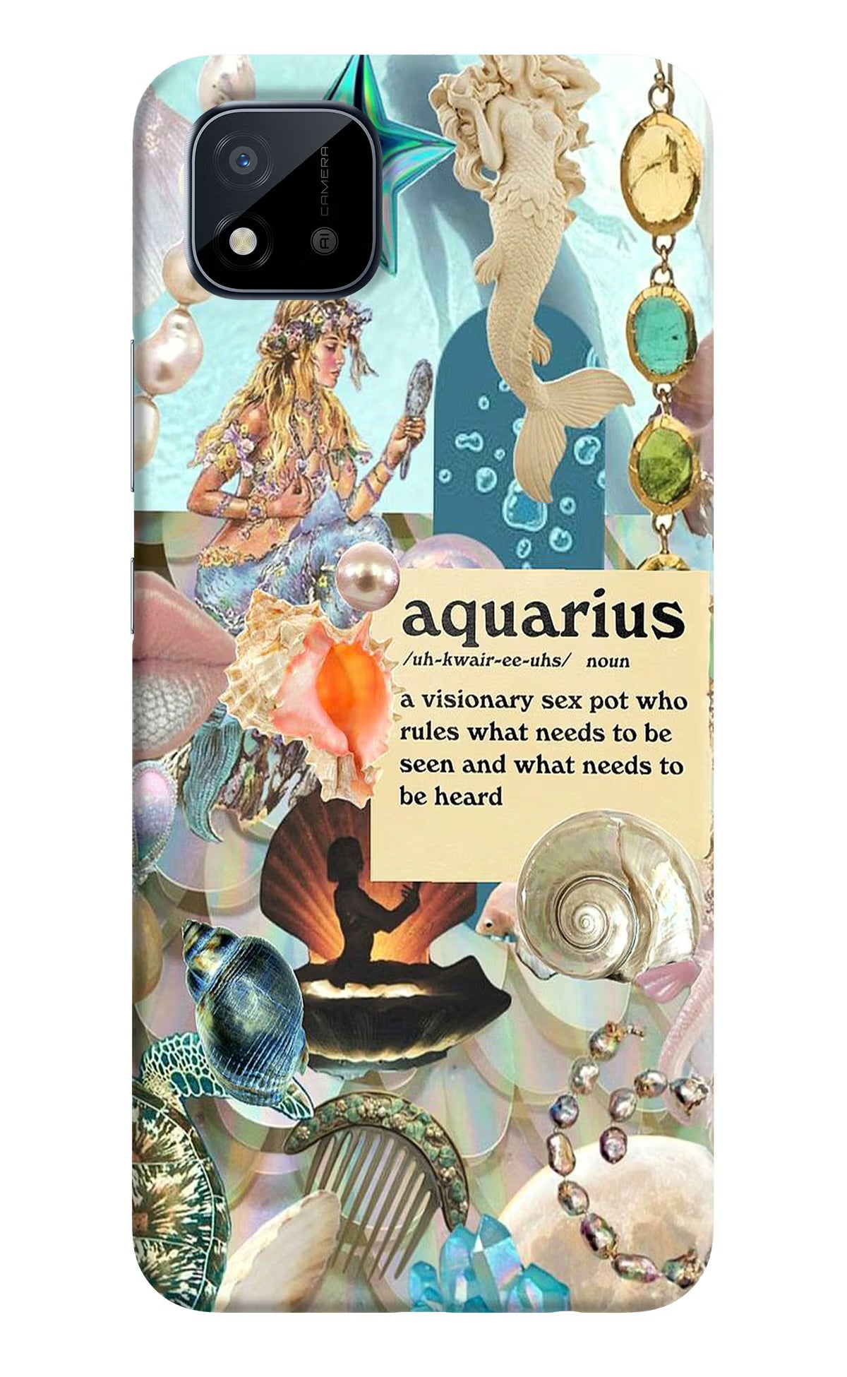 Aquarius Zodiac Realme C11 2021 Back Cover