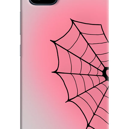 Pink Web Realme C11 2021 Hard Case Back Cover by Casekaro