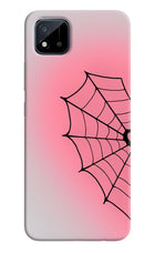Pink Web Realme C11 2021 Hard Case Back Cover by Casekaro