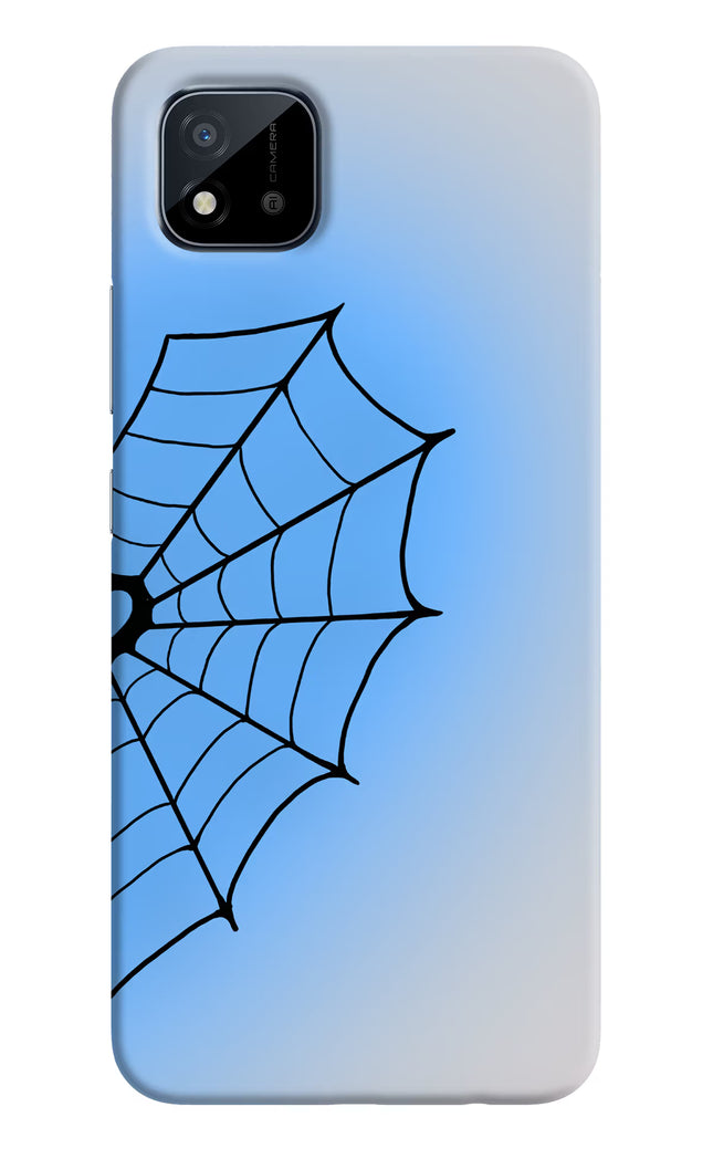 Blue Web Realme C11 2021 Hard Case Back Cover by Casekaro