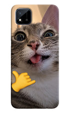Silly Cat Call Realme C11 2021 Hard Case Back Cover by Casekaro