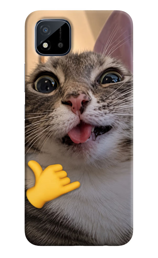 Silly Cat Call Realme C11 2021 Hard Case Back Cover by Casekaro