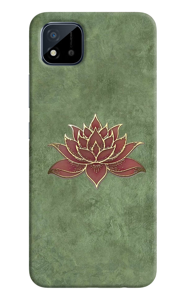 Lotus Grace Realme C11 2021 Hard Case Back Cover by Casekaro