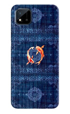 Koi Blue Realme C11 2021 Hard Case Back Cover by Casekaro
