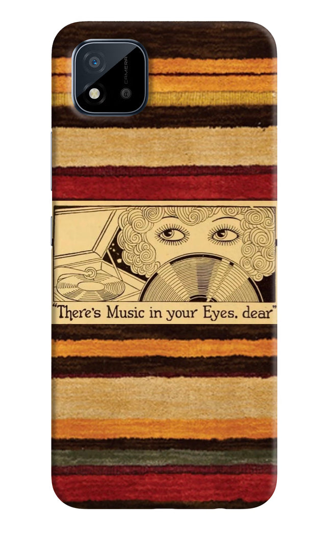 Vinyl Stripes Realme C11 2021 Hard Case Back Cover by Casekaro