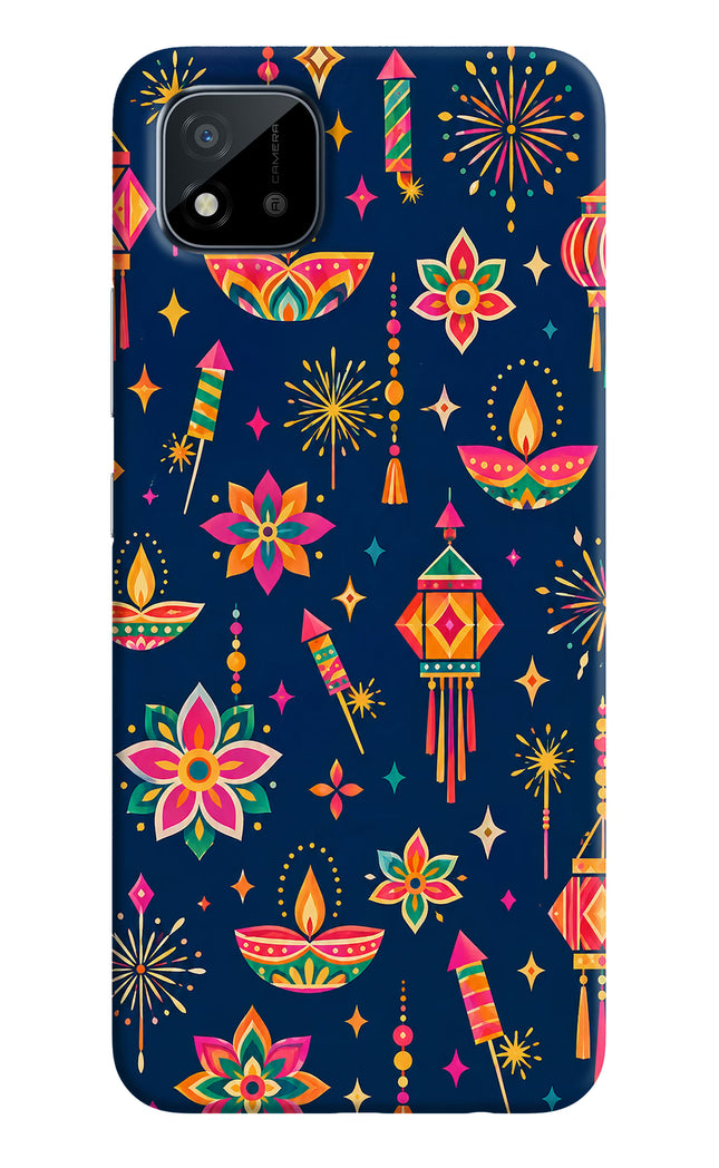 Festive Pop Realme C11 2021 Hard Case Back Cover by Casekaro