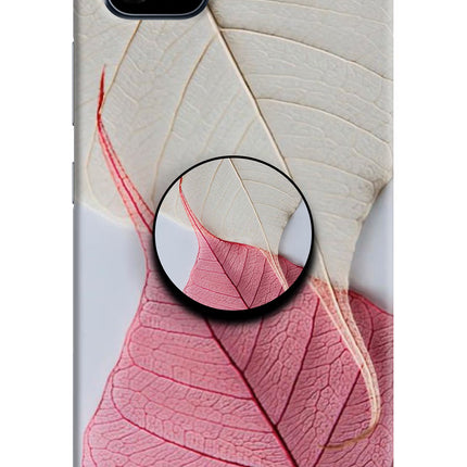 White Pink Leaf Realme C11 2021 Pop Case