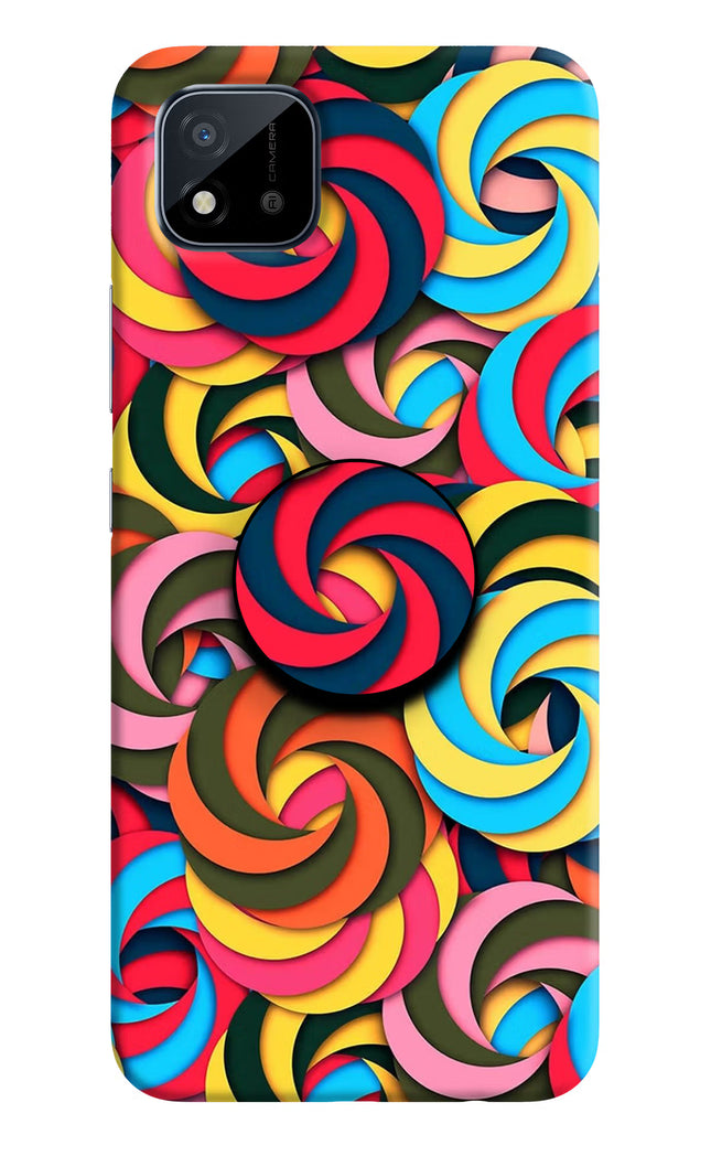 Spiral Pattern Realme C11 2021 Pop Case