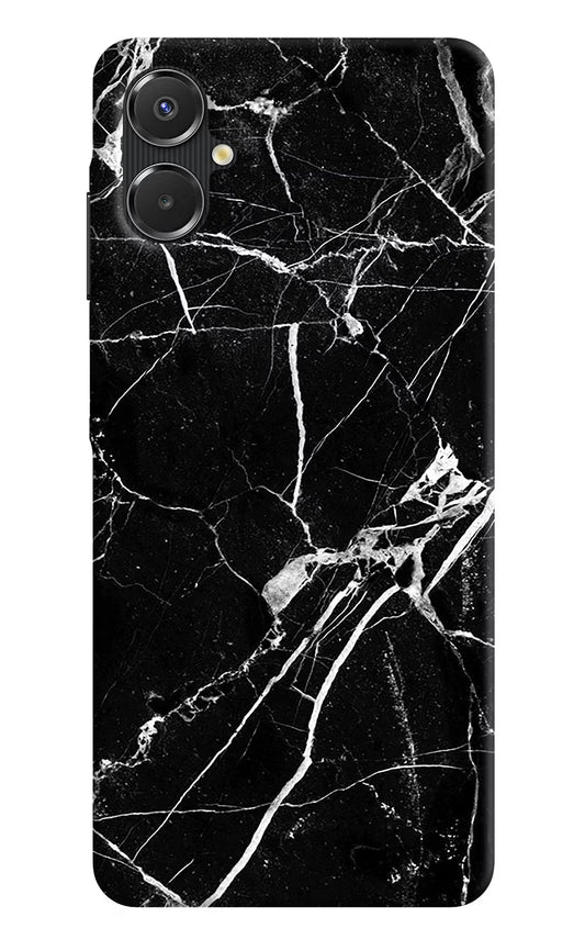 Black Marble Pattern Samsung A06 5G Back Cover