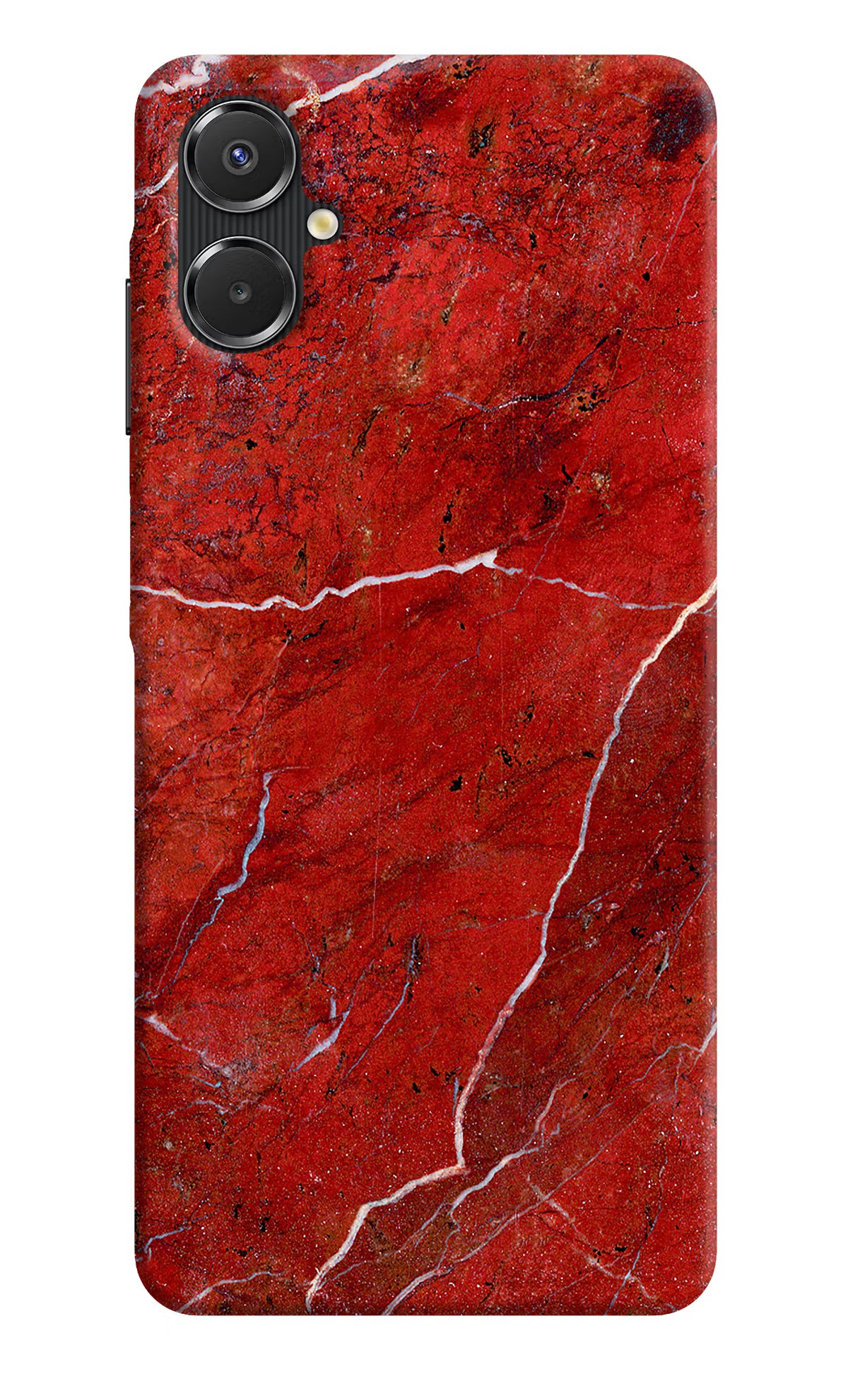 Red Marble Design Samsung A06 5G Back Cover