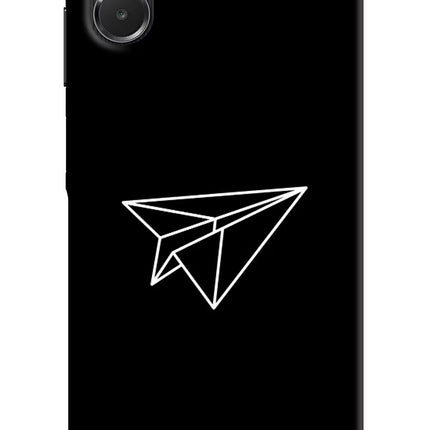 Paper Plane White Samsung A06 5G Back Cover