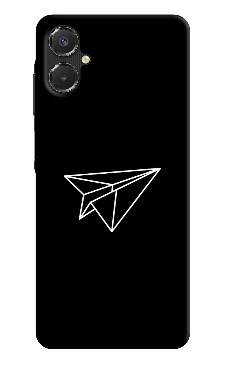Paper Plane White Samsung A06 5G Back Cover, Hard case