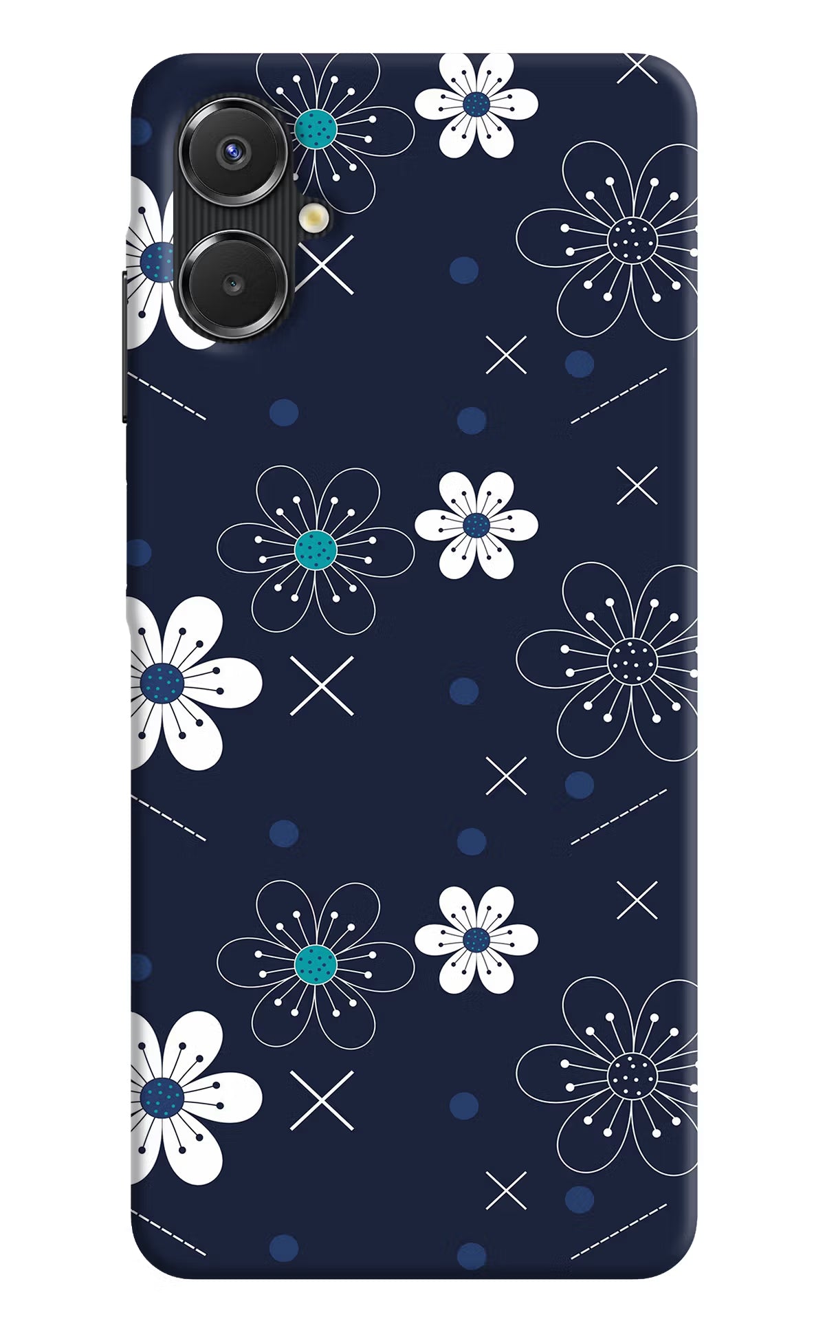 Flowers Samsung A06 5G Back Cover